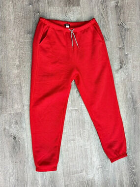 Angel Cult Red Jogger Pants Size Large, Like New